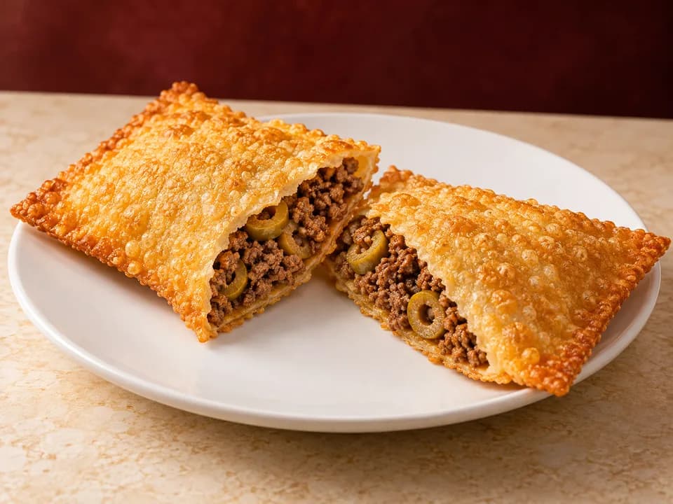 Pastel de carne com azeitona